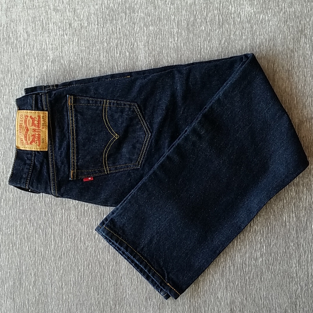 Mens Levi Strauss 505 W34 L29